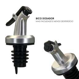 Kit 6 Bicos Dosadores para Garrafas Bartender Praticidade - 3