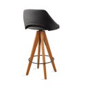 Ver imagem 7 de Banqueta Giratória Estofada com Encosto Nicole