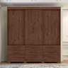 Guarda-roupa Mdp 3 Portas 9 Gavetas Ideale Max - 1