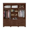 Guarda-roupa Mdp 3 Portas 9 Gavetas Ideale Max - 2