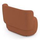 Ver imagem 5 de Namoradeira Decorativa Orgânica Molly 02 Lugares Bouclê Terracota - Desk Design
