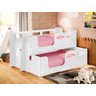 Cama Beliche Infantil Solteiro Montessori Branco - 1