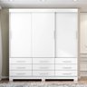 Guarda-roupa Mdp 3 Portas 9 Gavetas Ideale Max - 1