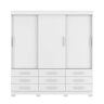 Guarda-roupa Mdp 3 Portas 9 Gavetas Ideale Max - 2