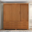 Ver imagem 1 de Guarda-roupa Mdp 3 Portas 9 Gavetas Ideale Max