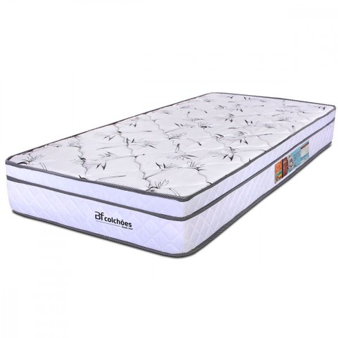 Colchão Solteirão BF Molas Ensacadas Com Pillow Top Wave 97x203