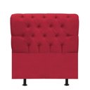 Ver imagem 1 de Cabeceira Estofada Cama Box Solteiro 100cm París Corino Vermelho- Mabe Magazine