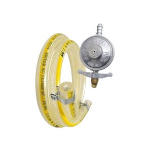 Regulador Registro Válvula Gás de Cozinha 1kg com Mangueira Pvc 1,25m Imargás 0728/05