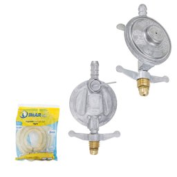 Regulador Registro Válvula Gás de Cozinha 1kg com Mangueira Pvc 1,25m Imargás 0728/05 - 2