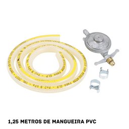 Regulador Registro Válvula Gás de Cozinha 1kg com Mangueira Pvc 1,25m Imargás 0728/05 - 3