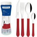 Ver imagem 1 de Faqueiro 16 Peças Tramontina Lâminas em Aço Inox Leme