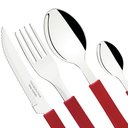 Ver imagem 4 de Faqueiro 16 Peças Tramontina Lâminas em Aço Inox Leme