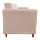 Ver imagem 2 de Sofá 3 Lugares Arezzo Suede Bege