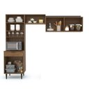 Ver mais imagens de Cozinha Compacta 4 Peças 6 Portas 3 Gavetas Vittoria