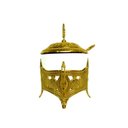 Ver imagem 3 de Açucareiro em Porcelana e Metal Dourado - 28x38x21cm Prime Home Decor 36960