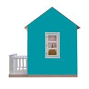 Ver imagem 7 de Casinha de Brinquedo com Cercado e Cortinas Azul/Branco - Criança Feliz