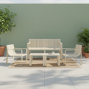 Ver imagem 1 de Conjunto Para Jardim com um Sofá, Duas Poltronas e Duas Mesas de Centro Verte Eco