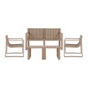 Ver imagem 2 de Conjunto Para Jardim com um Sofá, Duas Poltronas e Duas Mesas de Centro Verte Eco