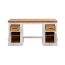 Ver imagem 6 de Escrivaninha Mesa Escritório de Madeira Maciça 2 Portas e 2 Gavetas Coleção England