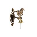 Ver imagem 1 de Sineta Sino de Bronze de Parede Modelo Cavalo de Alumínio