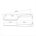 Ver imagem 3 de Cutelo Tramontina Plenus com Lâmina em Aço Inox e Cabo de Polipropileno Preto 5" Tramontina