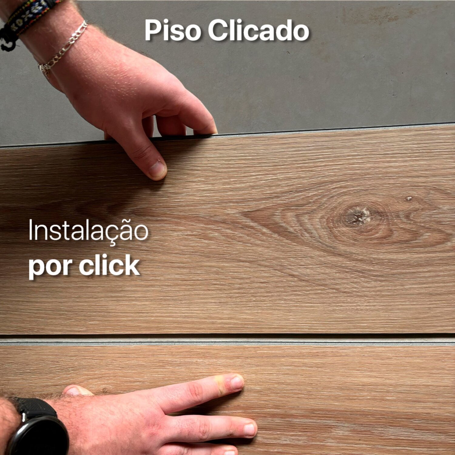 Piso Vinílico Clicado 18,3cm x 5mm x 1,23m  - 7