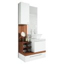 Ver imagem 2 de Gabinete para Banheiro sem Cuba com Espelheira Ravenna Espresso Móveis