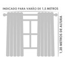 Ver imagem 5 de Cortina 2,00x1,20 Janela Sala Quarto Cozinha Tecido Liso:branco