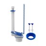 Kit Completo Blukit Caixa Acoplada Universal com Acionador Superior Branco - 4