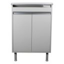 Ver imagem 4 de Tanque de Lavanderia com Gabinete 100% Mdf + Sifão + Válvula Cor:branco