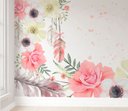 Ver imagem 2 de Papel de parede infantil rosa floral menina quarto de bebê M² pp13b