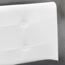 Ver imagem 4 de Cabeceira Luna para Cama Box Queen 160 Cm Corino Branco
