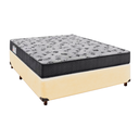 Ver imagem 1 de Cama + Box Bege e Colchão D33 Casal - Iso100 Ortobom
