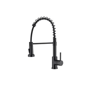 Torneira Cozinha Gourmet Misturador Duplo Jato Mesa Preta Me17b Doan