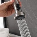 Ver imagem 3 de Torneira Cozinha Gourmet Misturador Duplo Jato Mesa Preta Me17b Doan