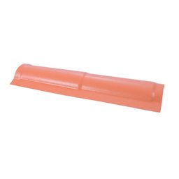 Cumeeira Lateral Lisa PVC 86 x 16 cm Afort - 1