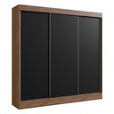 Ver imagem 2 de Guarda-Roupa Casal 3 Portas de Correr 4 Gavetas Multimóveis