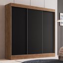 Ver imagem 1 de Guarda-Roupa Casal 3 Portas de Correr 4 Gavetas Multimóveis