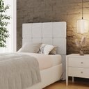 Ver imagem 3 de Cabeceira Solteiro 102cm Boucle Estofada Design Moderno para Quarto Linea
