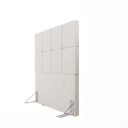 Ver imagem 6 de Cabeceira Solteiro 102cm Boucle Estofada Design Moderno para Quarto Linea