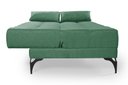 Ver imagem 4 de Sofá Cama Solteiro Nevada Reclinavel Revestimento Linho Pes em Ferro: Verde