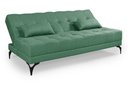Ver imagem 3 de Sofá Cama Solteiro Nevada Reclinavel Revestimento Linho Pes em Ferro: Verde