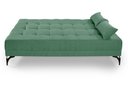 Ver imagem 6 de Sofá Cama Solteiro Nevada Reclinavel Revestimento Linho Pes em Ferro: Verde