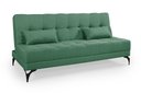 Ver imagem 1 de Sofá Cama Solteiro Nevada Reclinavel Revestimento Linho Pes em Ferro: Verde