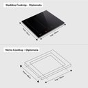 Ver imagem 3 de Cooktop de Indução 4 Bocas Preto com Zona Flexível Dako Diplomata 220v