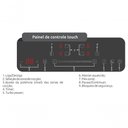 Ver imagem 4 de Cooktop de Indução 4 Bocas Preto com Zona Flexível Dako Diplomata 220v