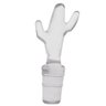Tampa para Fechar Garrafa de Vinhos Espumante Rolha 8x2cm Pvc Cactus Transparente - 1