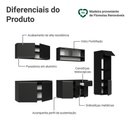 Ver imagem 4 de Armário de Cozinha Completa 300 cm Suspenso Preto Nice Madesa 04