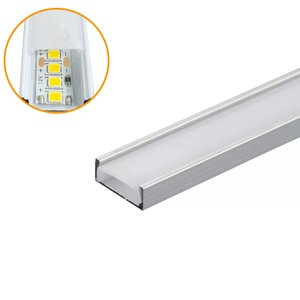 Perfil Alumínio Sobrepor P/ Led 200cm 200cm