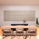 Ver imagem 2 de Painel Acústico Absorvedor Decorativo 60x60 Soft Linho Maestra Acústica:bege